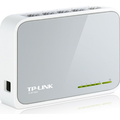 SWITCH TP-LINK TL-SF1005D v16 ΛΕΥΚΟ 5-PORT
